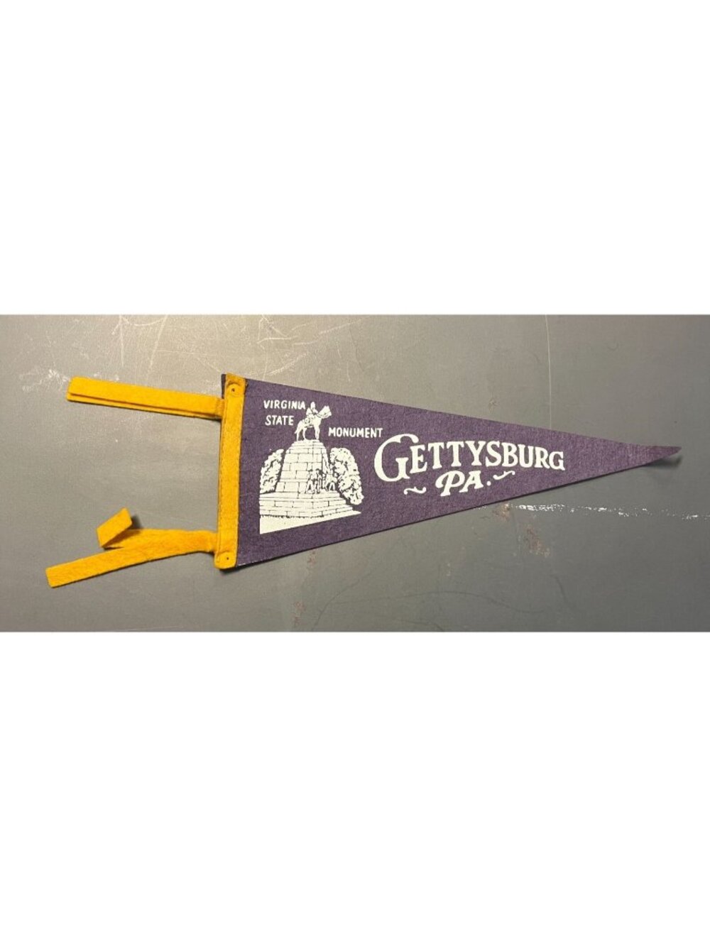 Vintage Gettysburg, PA pennant